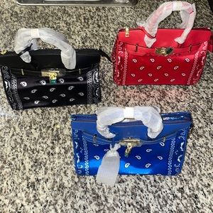 Bandanna purses $60 a piece